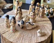 Kerstgroep bij Wereldwinkel Elst