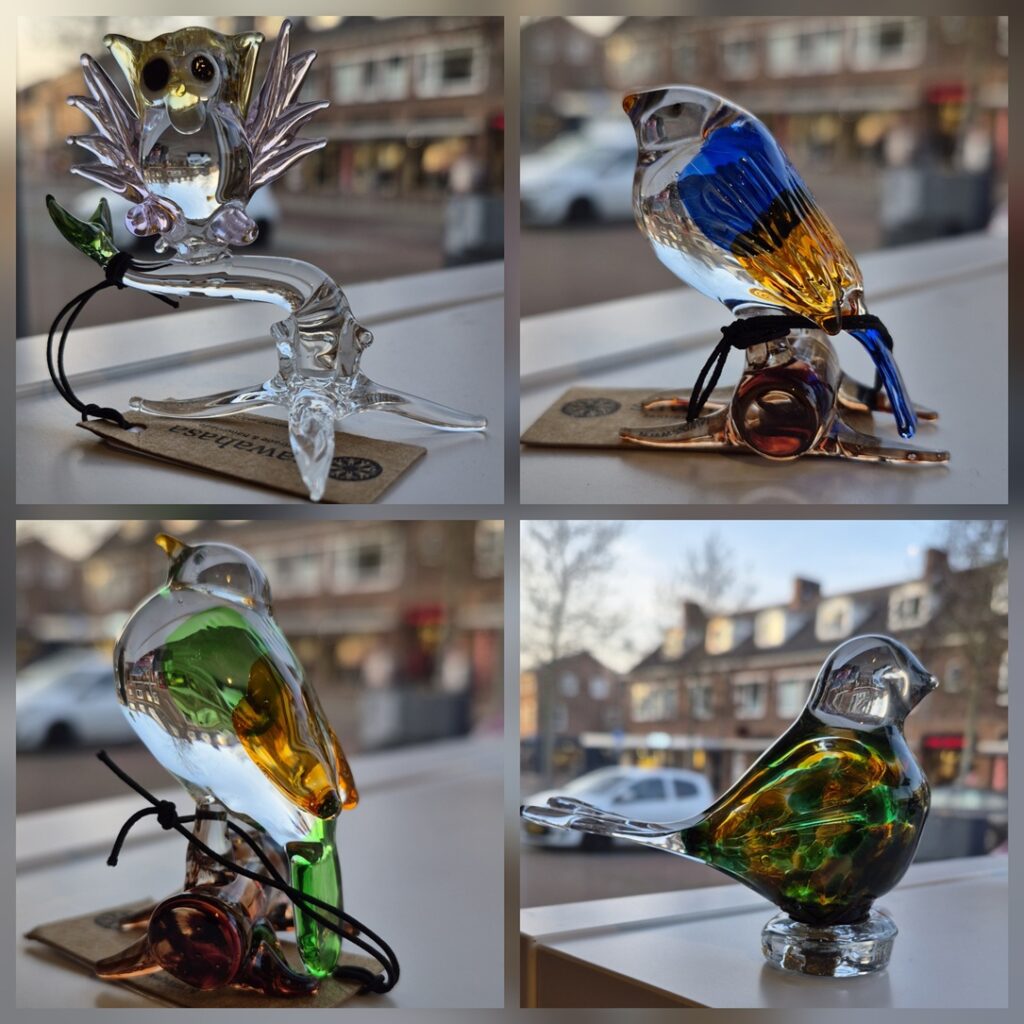 Vogeltjes van glas
